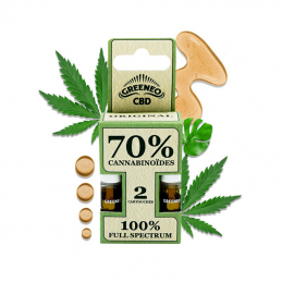 Greeneo Cartucho CBD 70%...